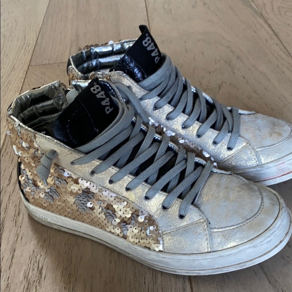P448 Hightop Sneakers 36/6 Like Golden Goose
